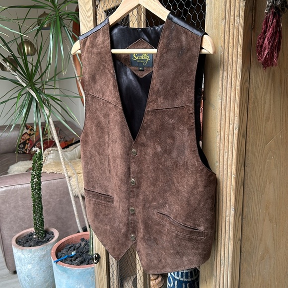 Vintage Scully Suede Leather Vest - Picture 2 of 12